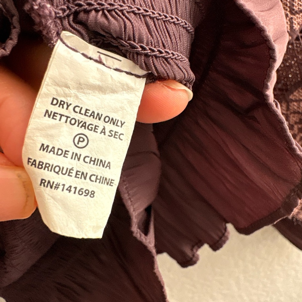 Ramy Brook Plum Blouse with Lace Details - Picture 5 of 7